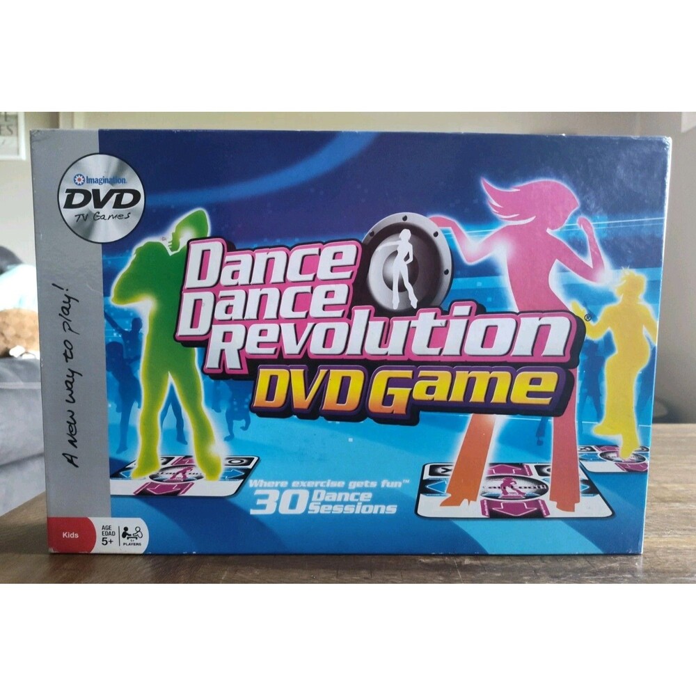Dance Dance Revolution DVD Game 2006 30 Dance Sessions DDR Complete Ages 5 & Up